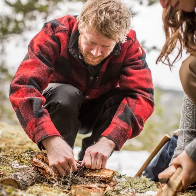 Skjorte til herre L Fjällräven Canada Shirt M L 320 