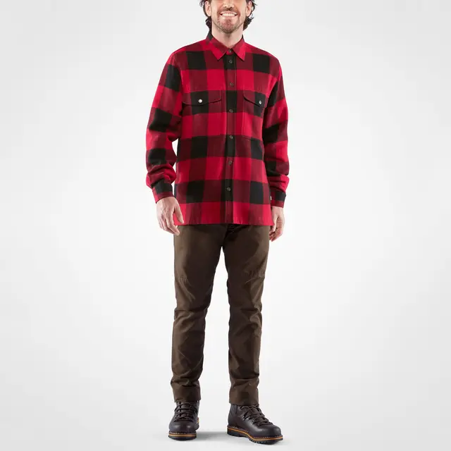 Skjorte til herre L Fjällräven Canada Shirt M L 320 