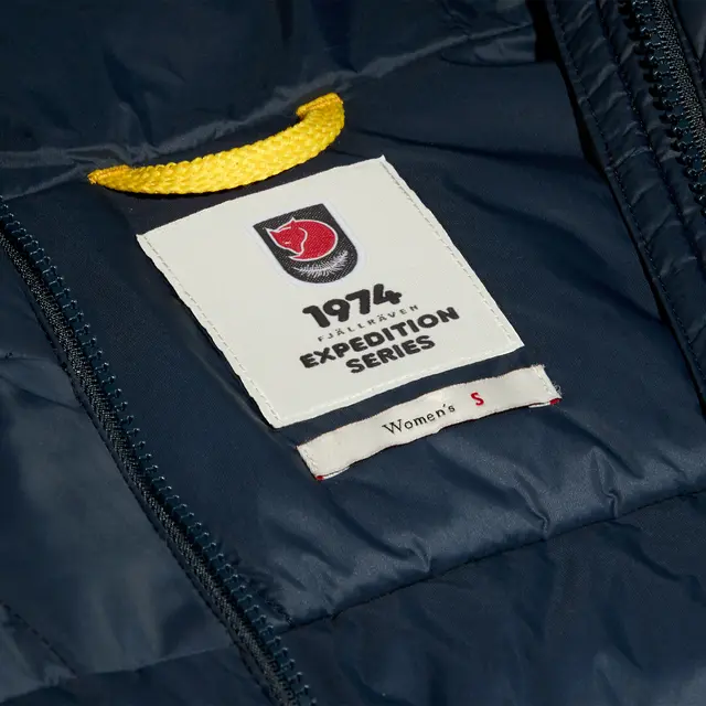 Dunjakke til dame M Fjällräven Expedition Down Hood W M 560 
