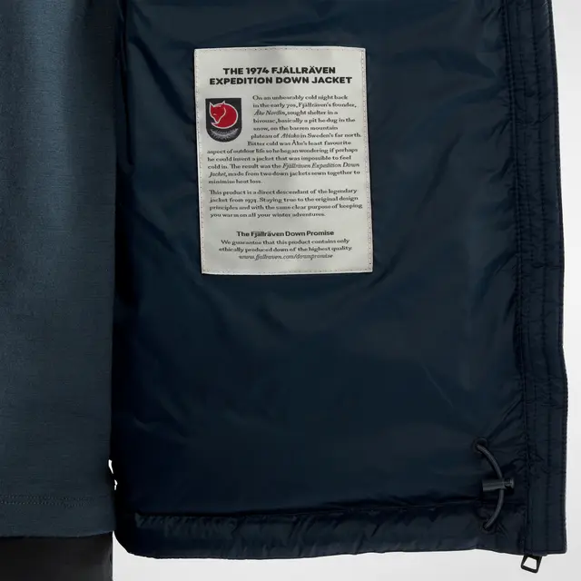 Dunjakke til dame M Fjällräven Expedition Down Hood W M 560 