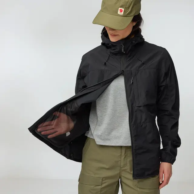 Vindjakke til dame XS Fjällräven High Coast Jacket W XS 550 