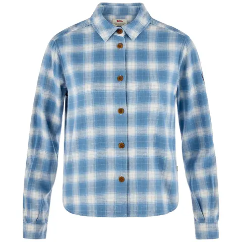 Skjorte til dame Fjällräven Övik Boxy Flannel W 111-543