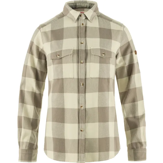Skjorte til dame XS Fjällräven Övik Heavy Flannel W XS 021-1 