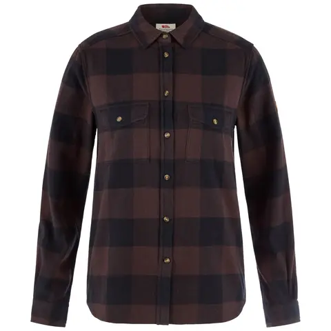 Skjorte til dame Fjällräven Övik Heavy Flannel W 294-550