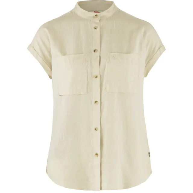 Skjorte til dame M Fjällräven Övik Hemp Shirt SS W M 113 