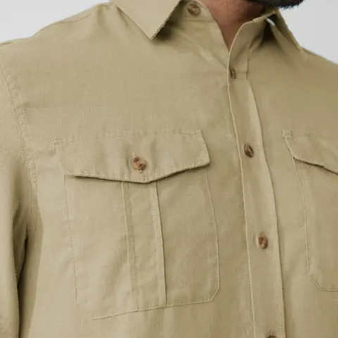 Skjorte til herre Fjällräven Övik Travel Shirt M 195