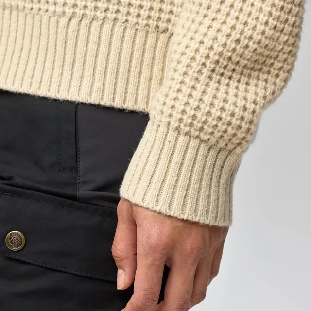 Genser til dame S Fjällräven Övik Waffel Knit W S 191 
