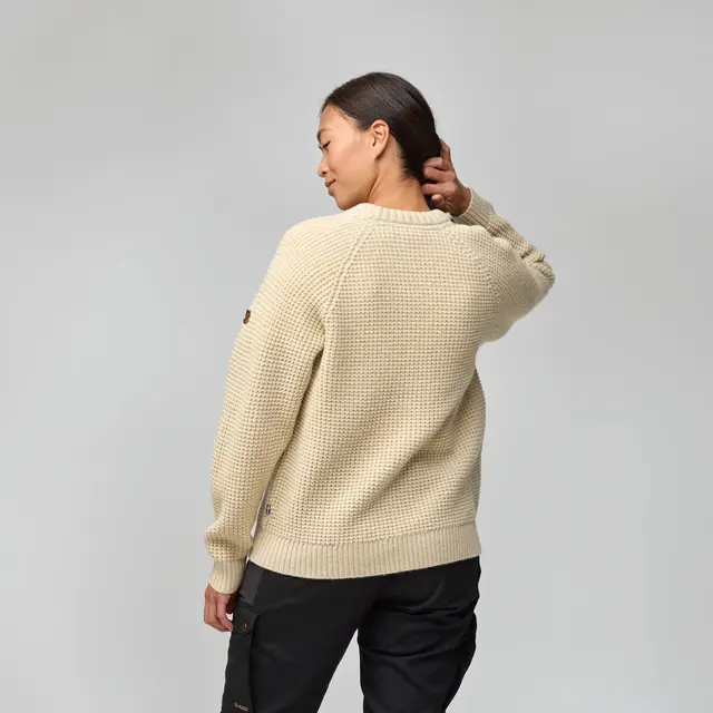 Genser til dame S Fjällräven Övik Waffel Knit W S 191 