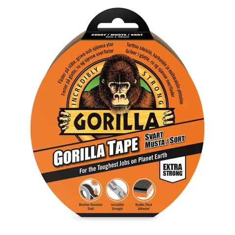 Tape Gorilla Tape Black 32 m