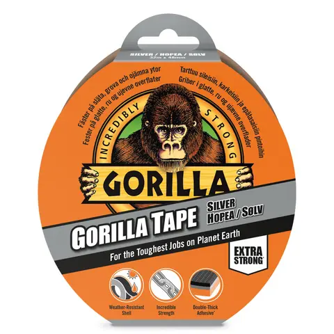 Tape Gorilla Tape Silver 32 m