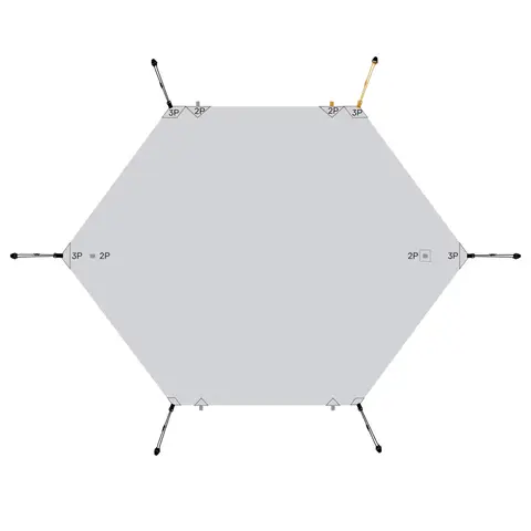 Bunn til Reinsfjell Superlight 2/3 Helsport Footprint Reinsfjell Superlight