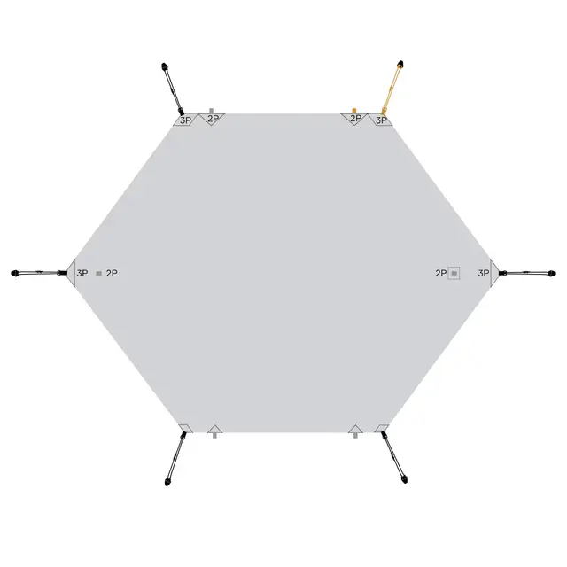 Bunn til Reinsfjell Superlight 2/3 Helsport Footprint Reinsfjell Superlight 