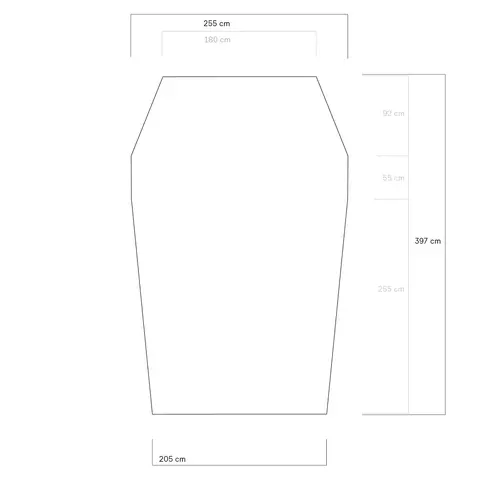 Bunn til Svalbard 6 Camp Helsport Svalbard 6 Camp Footprint