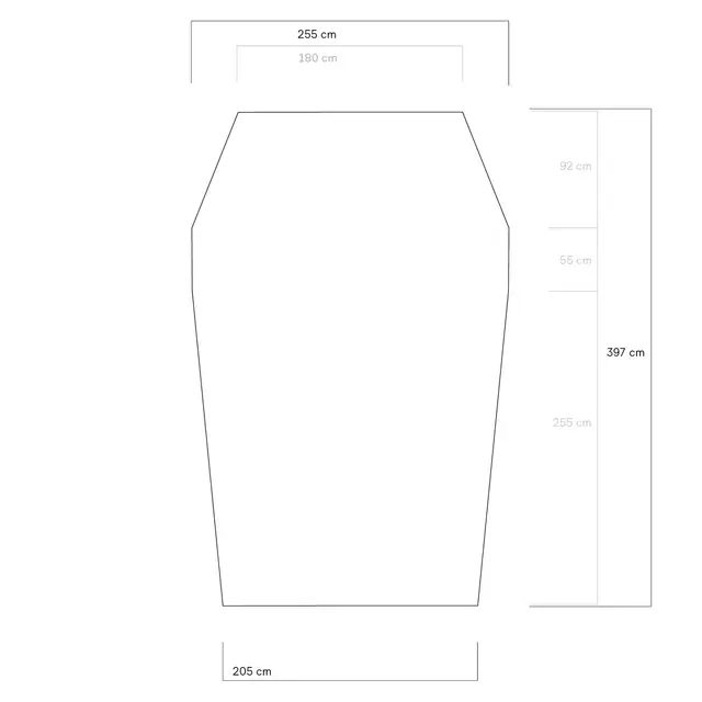 Bunn til Svalbard 6 Camp Helsport Svalbard 6 Camp Footprint 