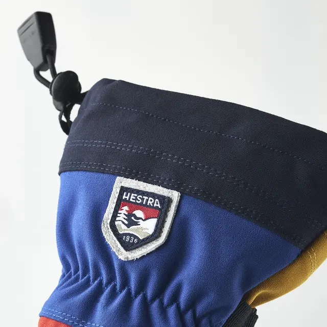 Skivotter til junior 4–5 år Hestra Army Leather Heli Ski Mitt Jr 3 5 