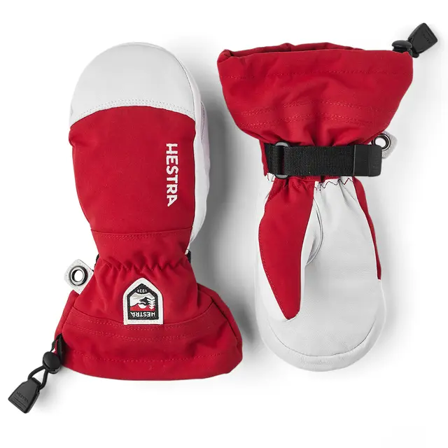 Skivotter til barn 4–5 år Hestra Army Leather Heli Ski Mitt Jr 3 5 