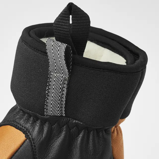 Hansker XS Hestra Army Leather Wool Terry 5F 6 710 