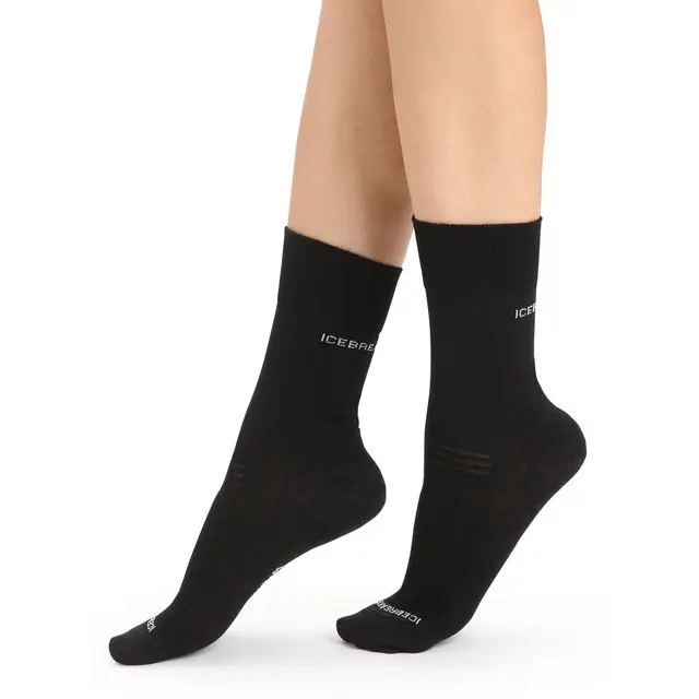 Sokker til dame 35–37 Icebreaker Hike Liner Crew W S 001 