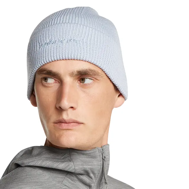 Lue Icebreaker Merino Toque Beanie ZincBlue 