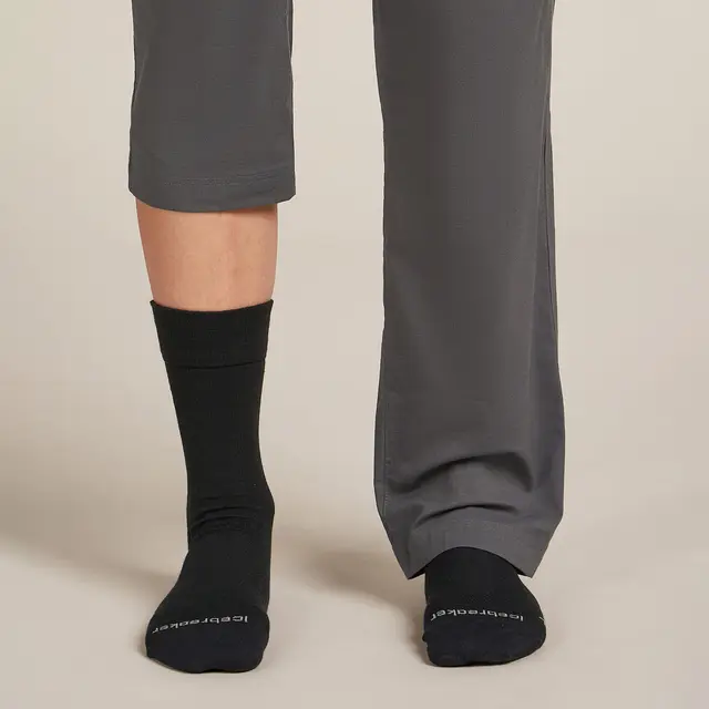 Sokker til dame 38–40 Icebreaker Merino Hike+ Liner W M 001 