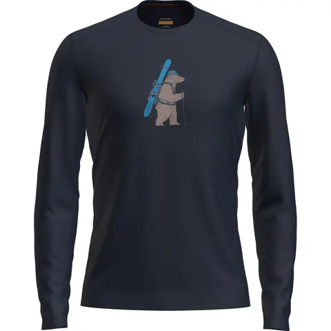 Trøye til herre Icebreaker Merino Oasis Crew M 401 BearT