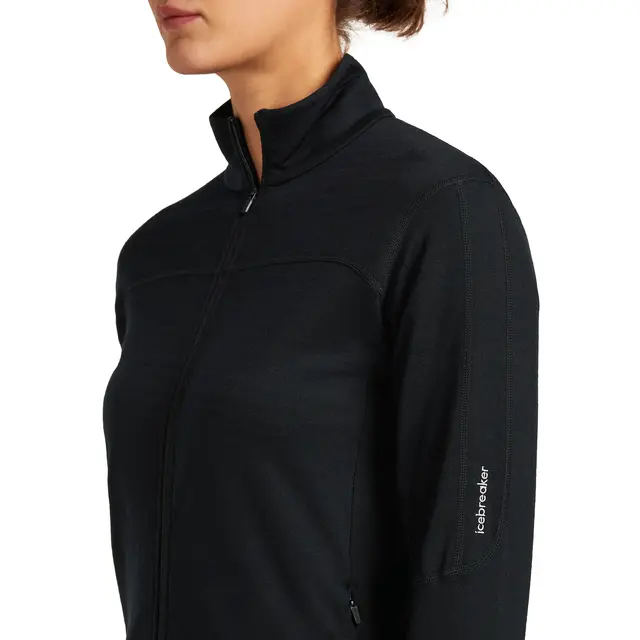 Jakke til dame S Icebreaker Merino Realfleece Zip W S 001 