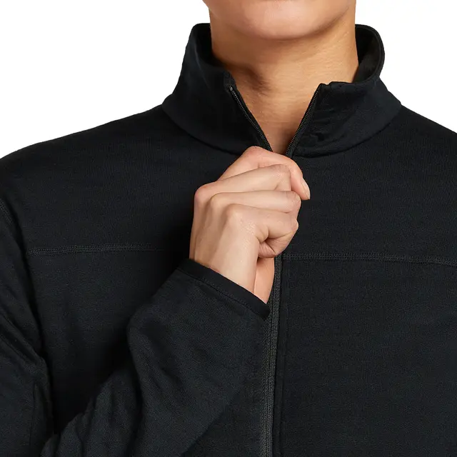 Jakke til dame S Icebreaker Merino Realfleece Zip W S 001 