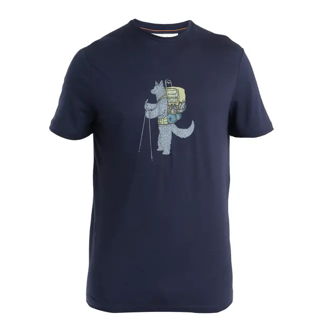 Skjorte til herre S Icebreaker Merino TechLite Tee M S 401 T 