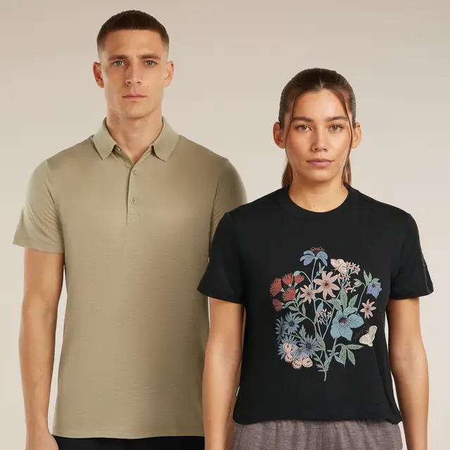 Skjorte til dame XS Icebreaker Merino TechLite Crop W XS 116 