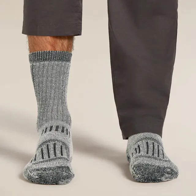 Sokker til herre 47–49 Icebreaker Mountaineer Mid Calf M XL A01 
