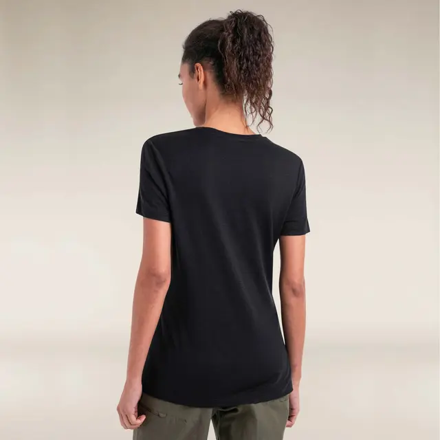 Skjorte til dame L Icebreaker Merino Tech Lite Tee W L 001 