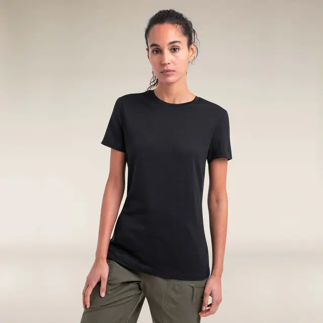 Skjorte til dame L Icebreaker Merino Tech Lite Tee W L 001 