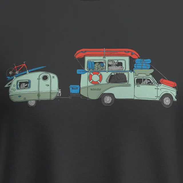 Skjorte til herre S Icebreaker Merino TechLite Tee M S 001 T 