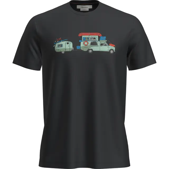 Skjorte til herre S Icebreaker Merino TechLite Tee M S 001 T 