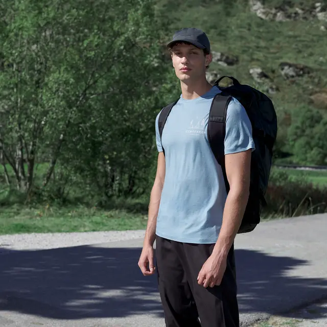 Skjorte til herre S Icebreaker Merino TechLite Tee M S 401 P 