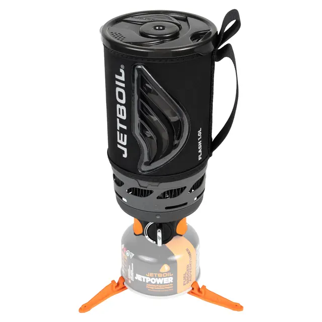 Gassbrenner med kjele 1,5 kW Jetboil Flash 1 liter Carbon 