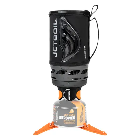 Gassbrenner med kjele 1,5 kW Jetboil Flash 1 liter Carbon