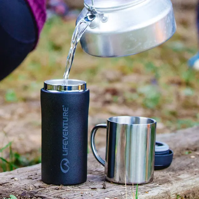 Termokopp Lifeventure Thermal Mug 3 dl MattBlack 