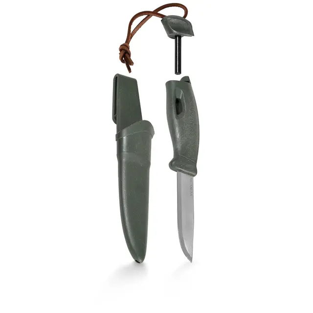 Kniv med tennstål Light My Fire FireKnife BIO SageGreen 