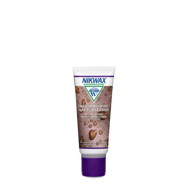 Impregnering til glatt lær Nikwax Wax for Leather 100 ml 