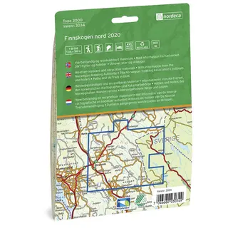 Finnskogen Nord Nordeca Topo 1:50 000 3034