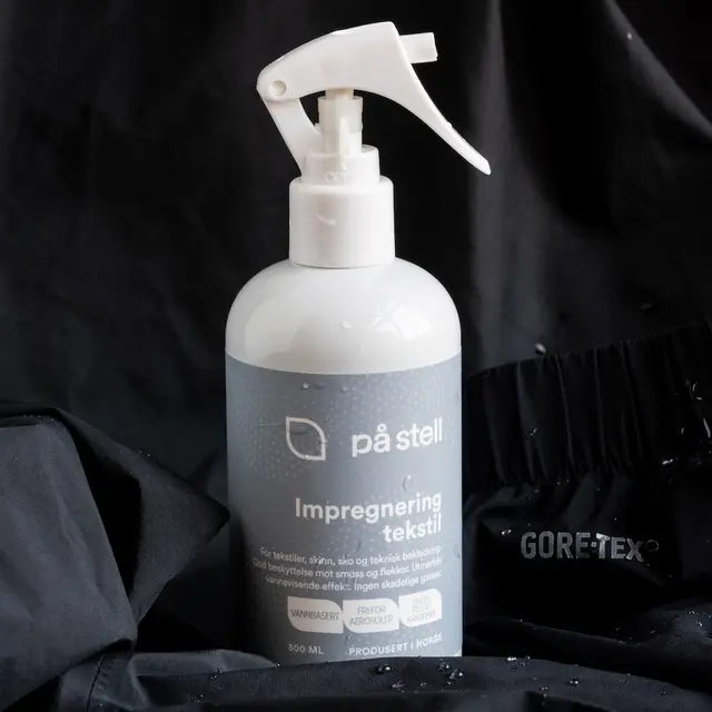 Impregnering for tekstil og sko På stell Impregnering Tekstil 300 ml 
