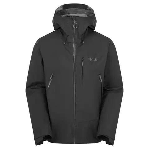 Skalljakke til herre Rab Downpour Mountain Jacket M Black
