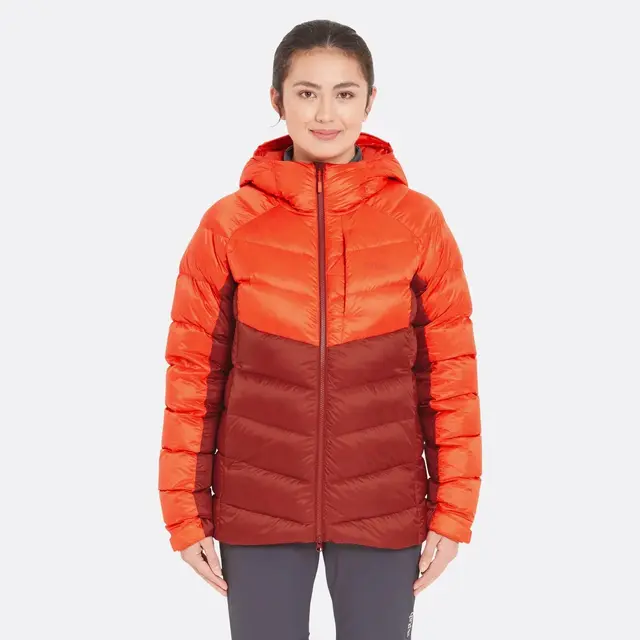 Jakke til dame XS Rab Glaceon Pro Jacket W 8 RedGrapefruit 