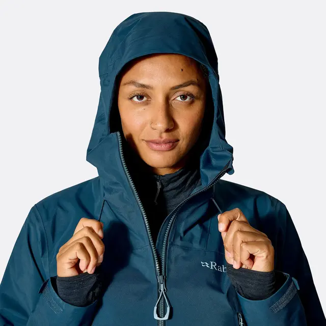 Skalljakke til dame XS Rab Kangri GTX Jacket W 8 Black 