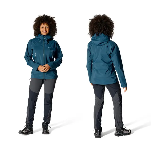 Skalljakke til dame XS Rab Kangri GTX Jacket W 8 Black 