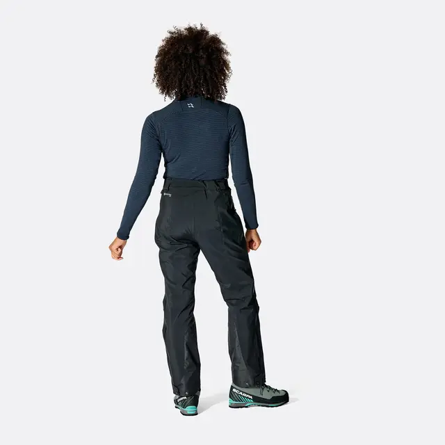 Skallbukse til dame M Rab Latok GTX Pants W 12 BLK 
