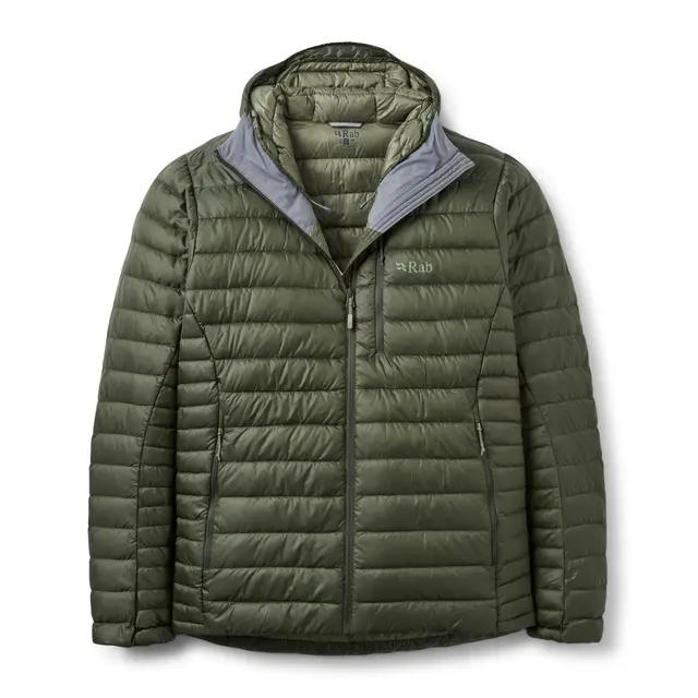 Dunjakke til herre Rab Microlight Alpine Hoody M ARM 