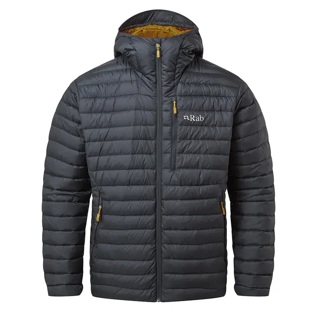 Dunjakke til herre M Rab Microlight Alpine Jacket M M Beluga 