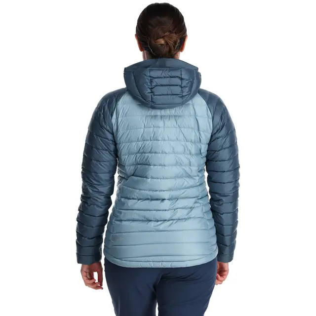 Dunjakke til dame XS Rab Microlight Alpine Hoody W 8 ARM 